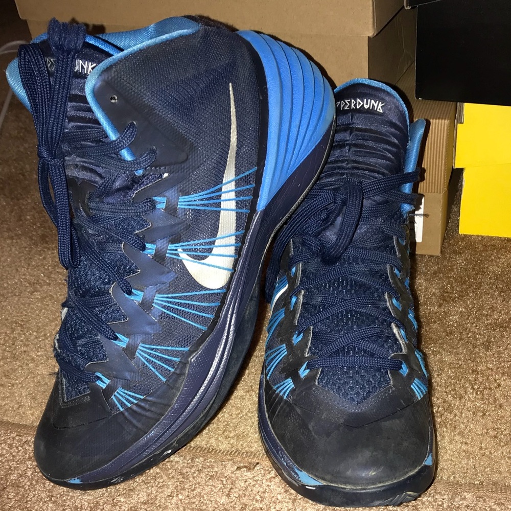 Dark blue basketball hyperdunks
